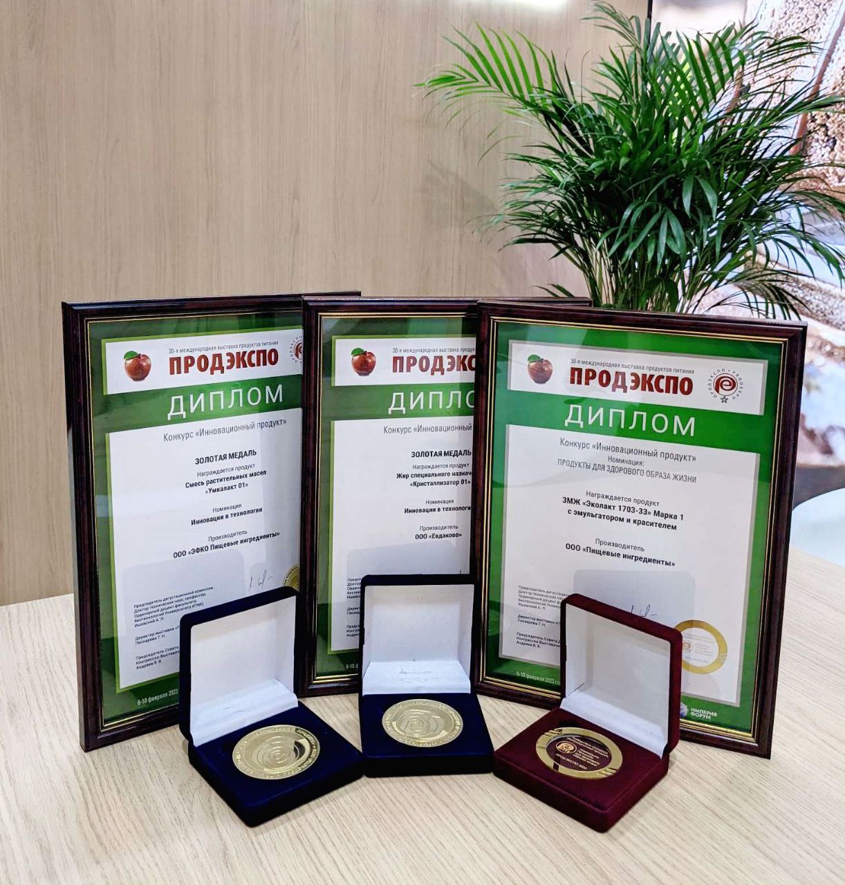 "Gold" for "EFKO": 11 of our products received the highest awards at "PRODEXPO - 2023"